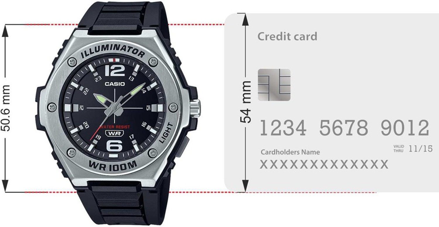 Image of CASIO MWA-100H-1AVDF Youth Analog Watch - For Boys & Girls