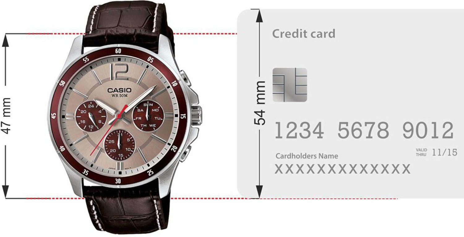 Image of CASIO MTP-1374HL-7A1VIF Enticer Men's Analog Watch - For Men