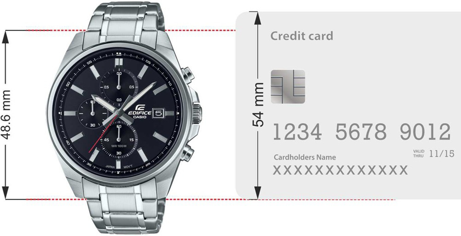 Image of CASIO EFV-610D-1AVUDF Edifice Analog Watch - For Men