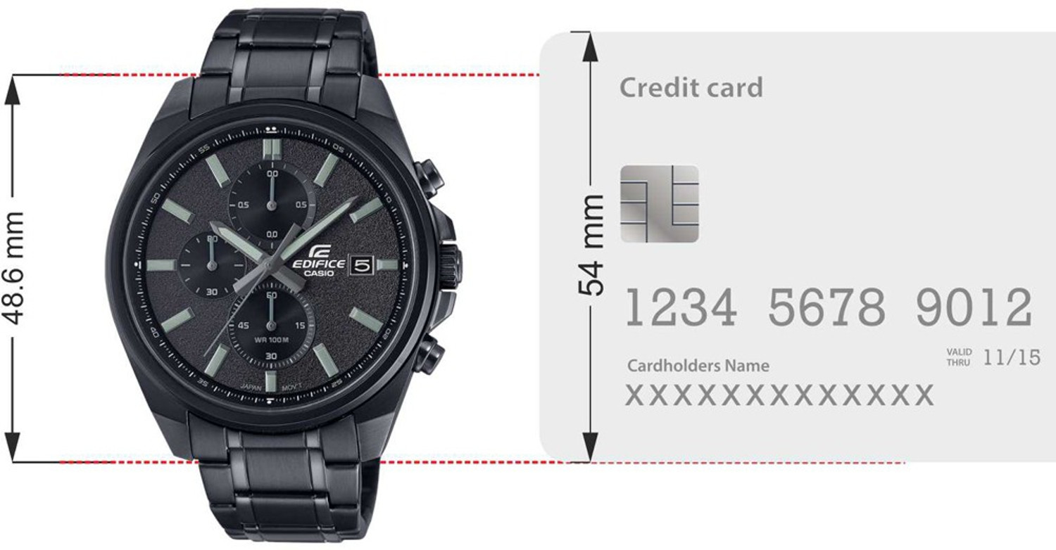 Image of CASIO EFV-610DC-1AVUDF Edifice Analog Watch - For Men