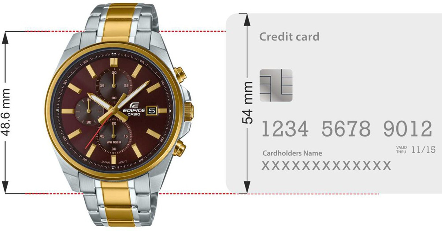 Image of CASIO EFV-610SG-5AVUDF Edifice Analog Watch - For Men