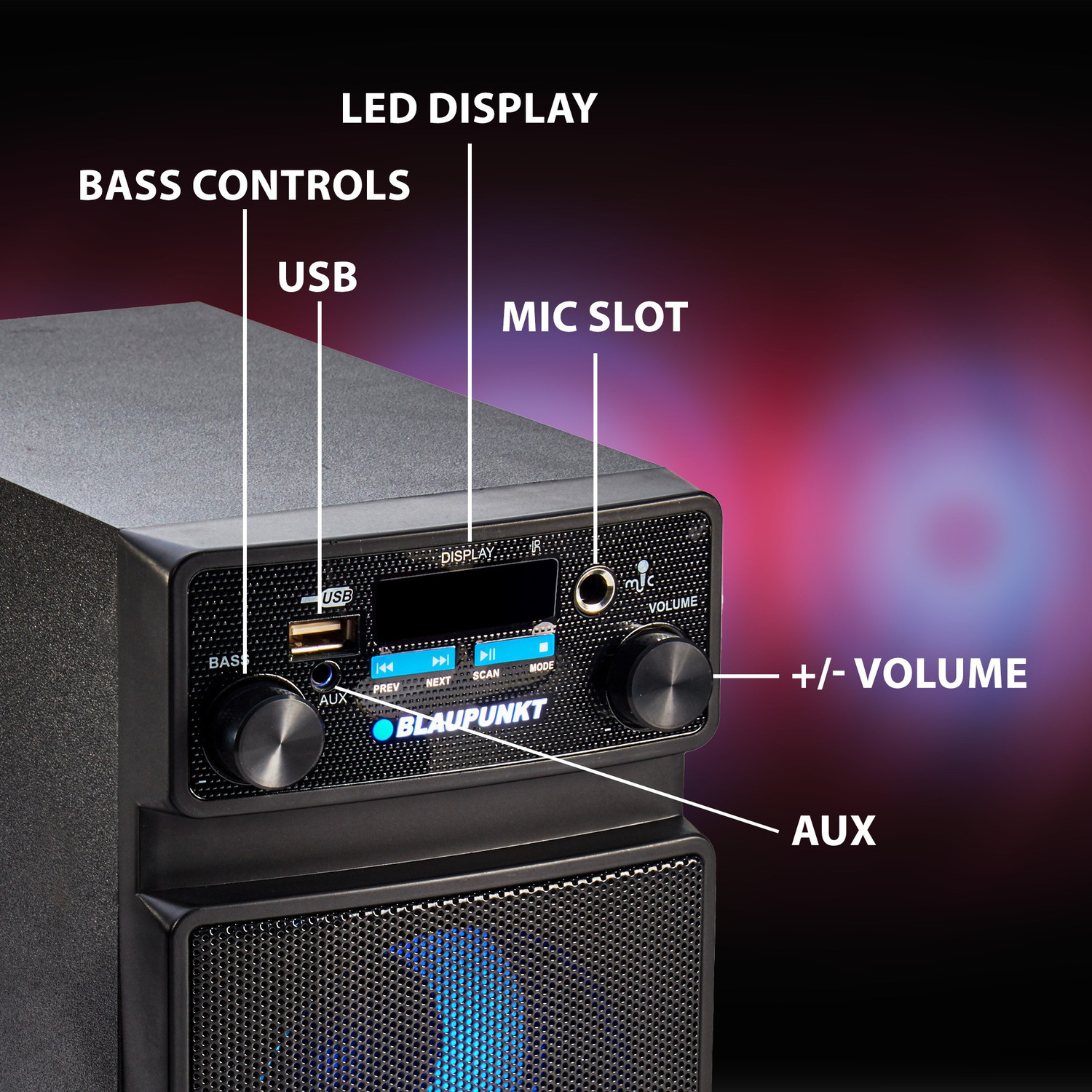 Image of Blaupunkt SP205 Multimedia Speaker 35 W Bluetooth Home Theatre