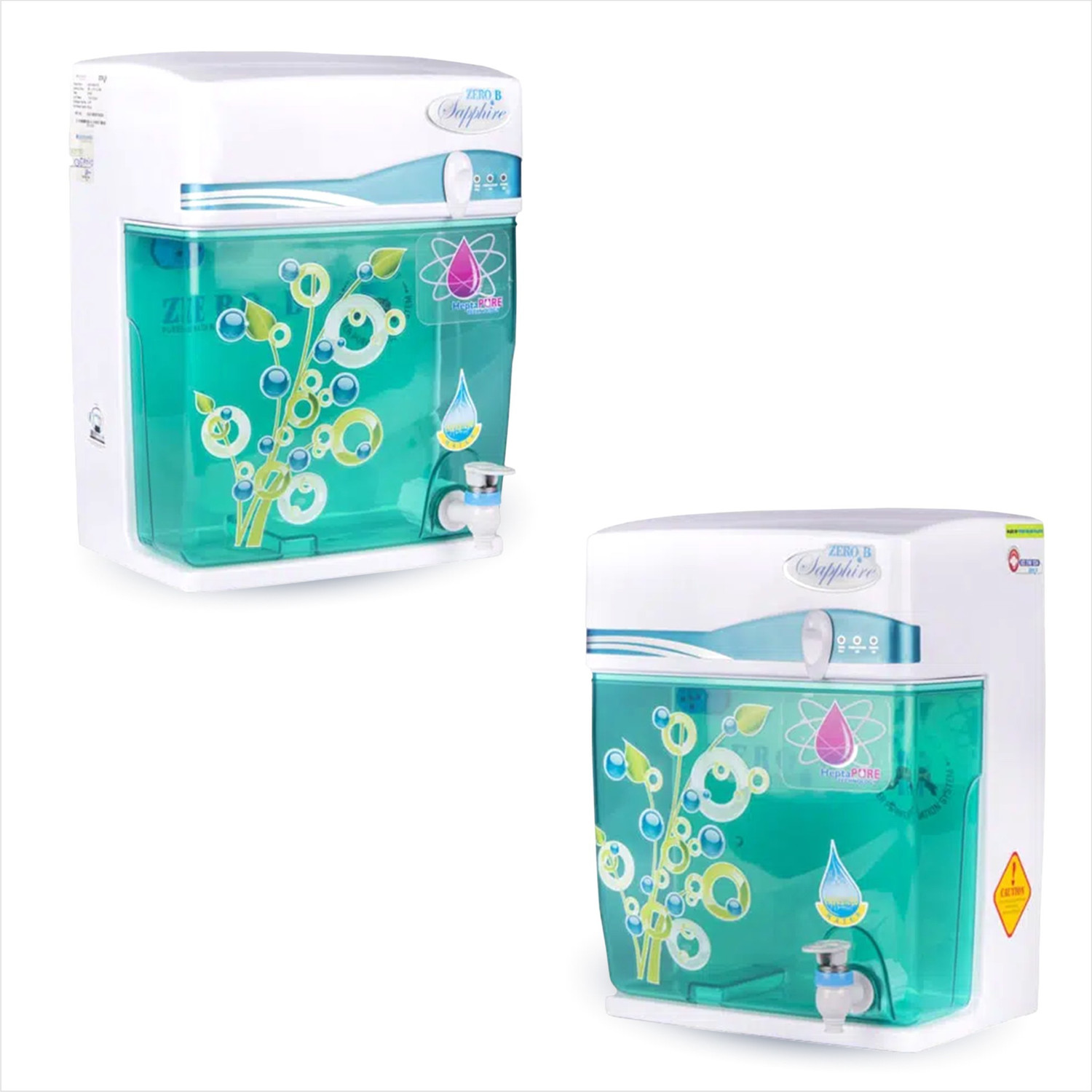 Image of Zero B Sapphire With Auto Flush Timer With 7 Stages Purification 6 L RO Water Purifier