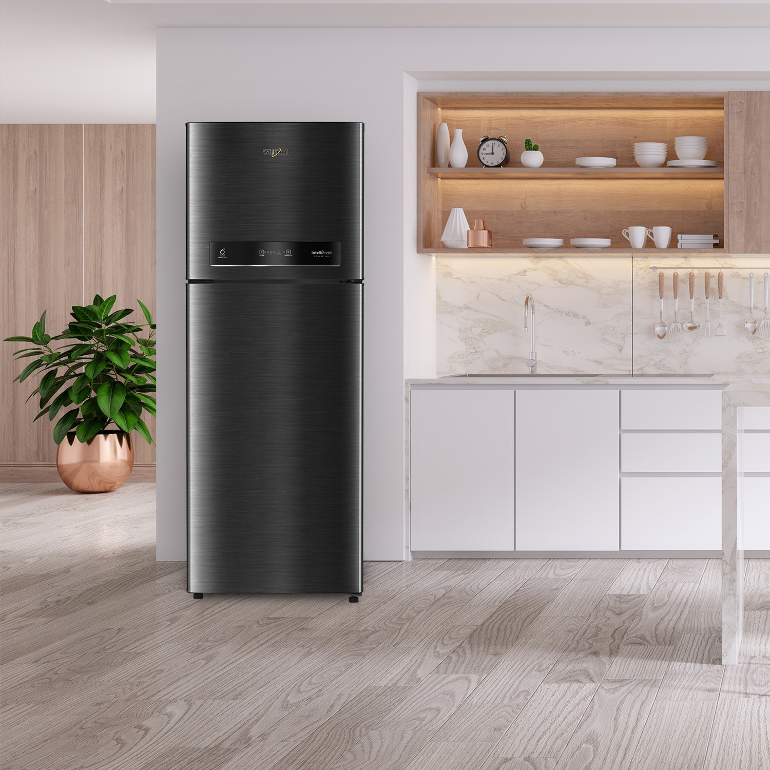 Image of Whirlpool 440 L Frost Free Double Door 3 Star Convertible Refrigerator