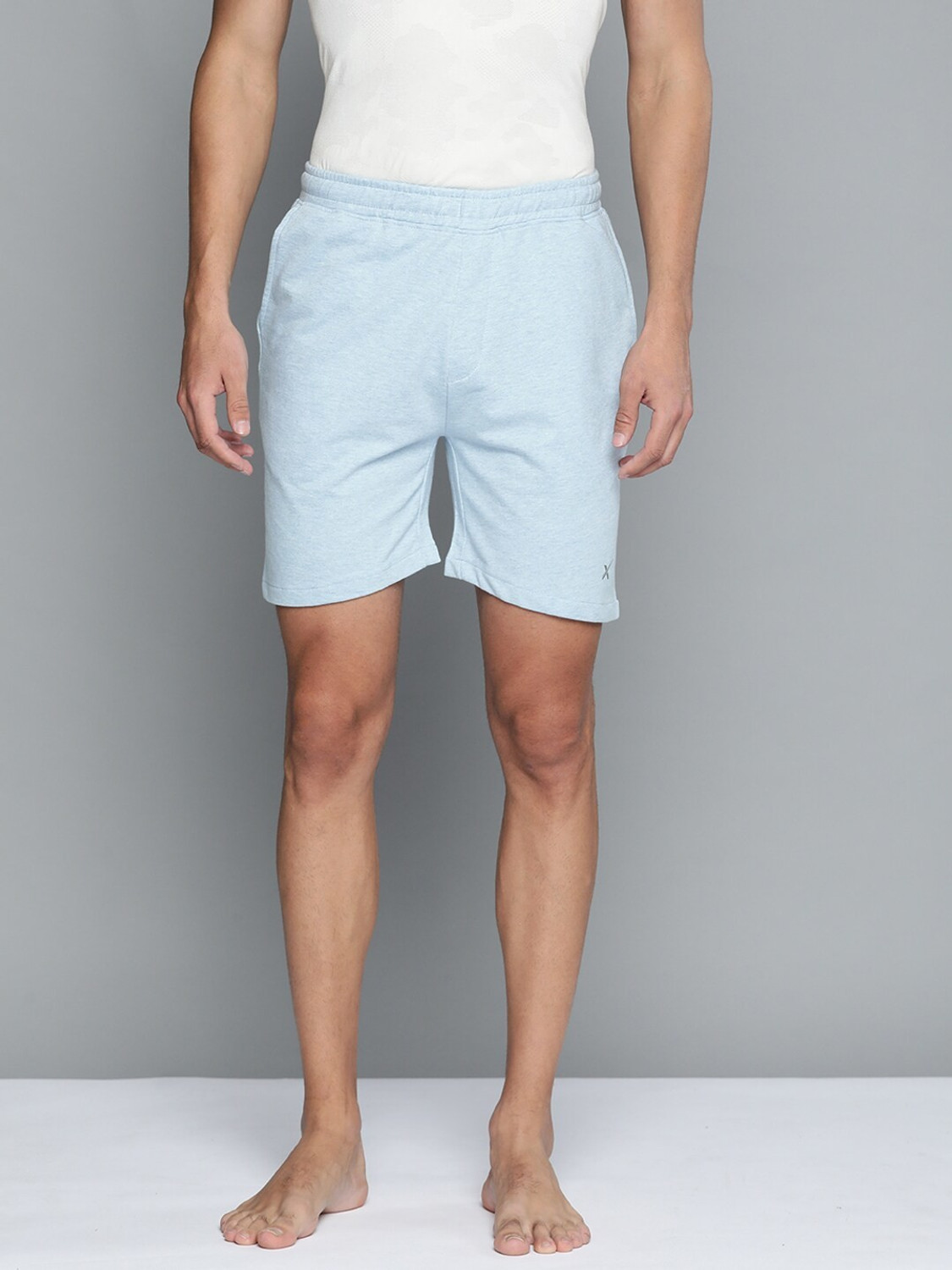 HRX by Hrithik Roshan Solid Men Blue Sports Shorts Price History