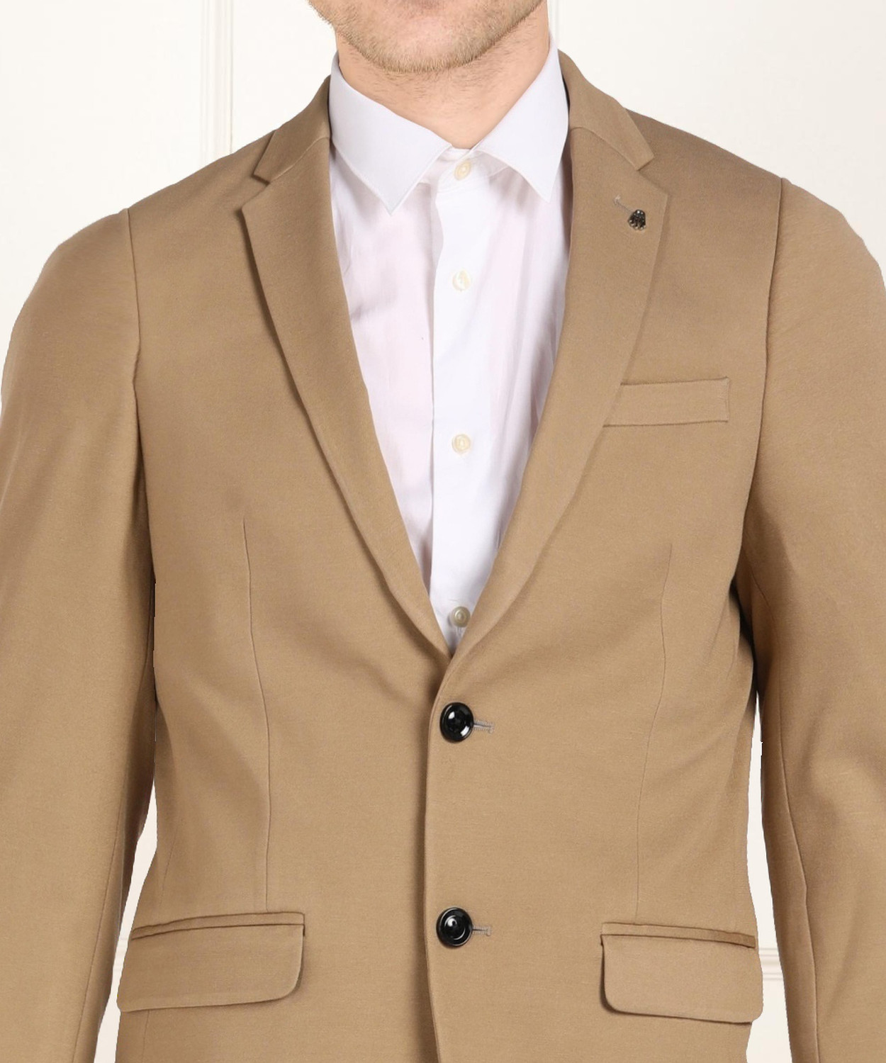 Image of KILLER Solid Single Breasted Casual Men Blazer