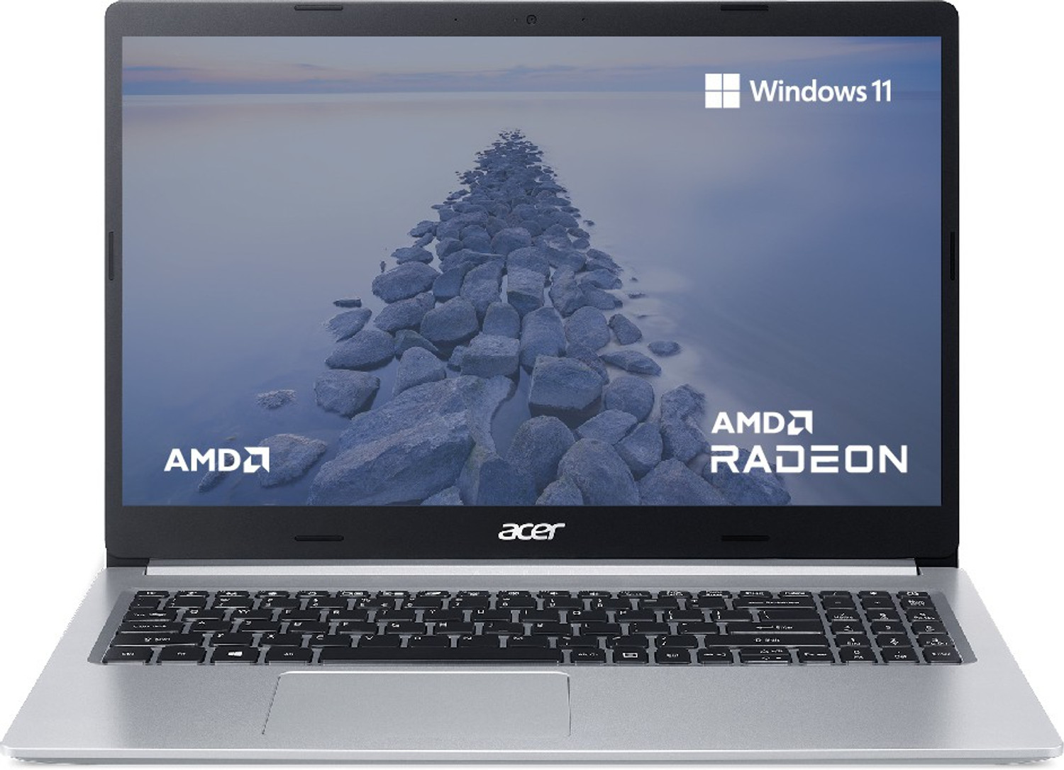 Image of Acer Aspire 5 AMD Ryzen 5 Hexa Core 5500U - (8 GB /512 GB SSD /Windows 11 Home) A515-45 Thin and Light Laptop