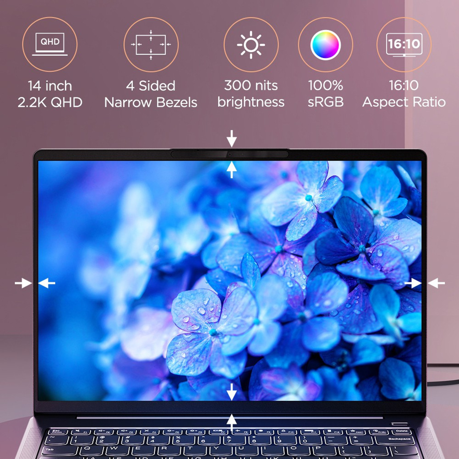 Image of Lenovo IdeaPad 5 Pro Intel Core i5 11th Gen 1135G7 - (16 GB /512 GB SSD /Windows 11 Home) Ideapad 5 Pro14ITL6 U Thin and Light Laptop