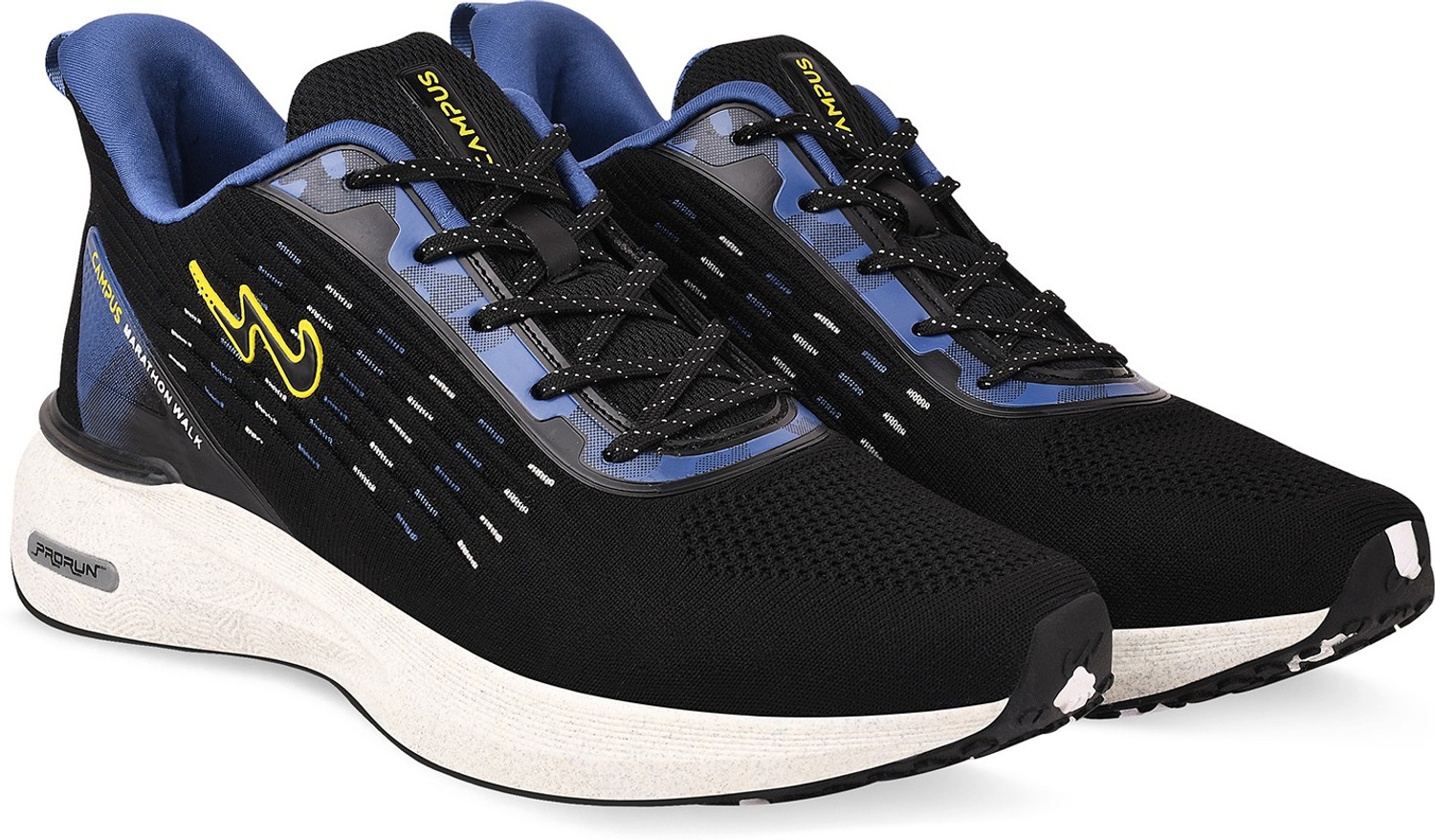 CAMPUS RAMPAGE Running Shoes For Men Black Price History