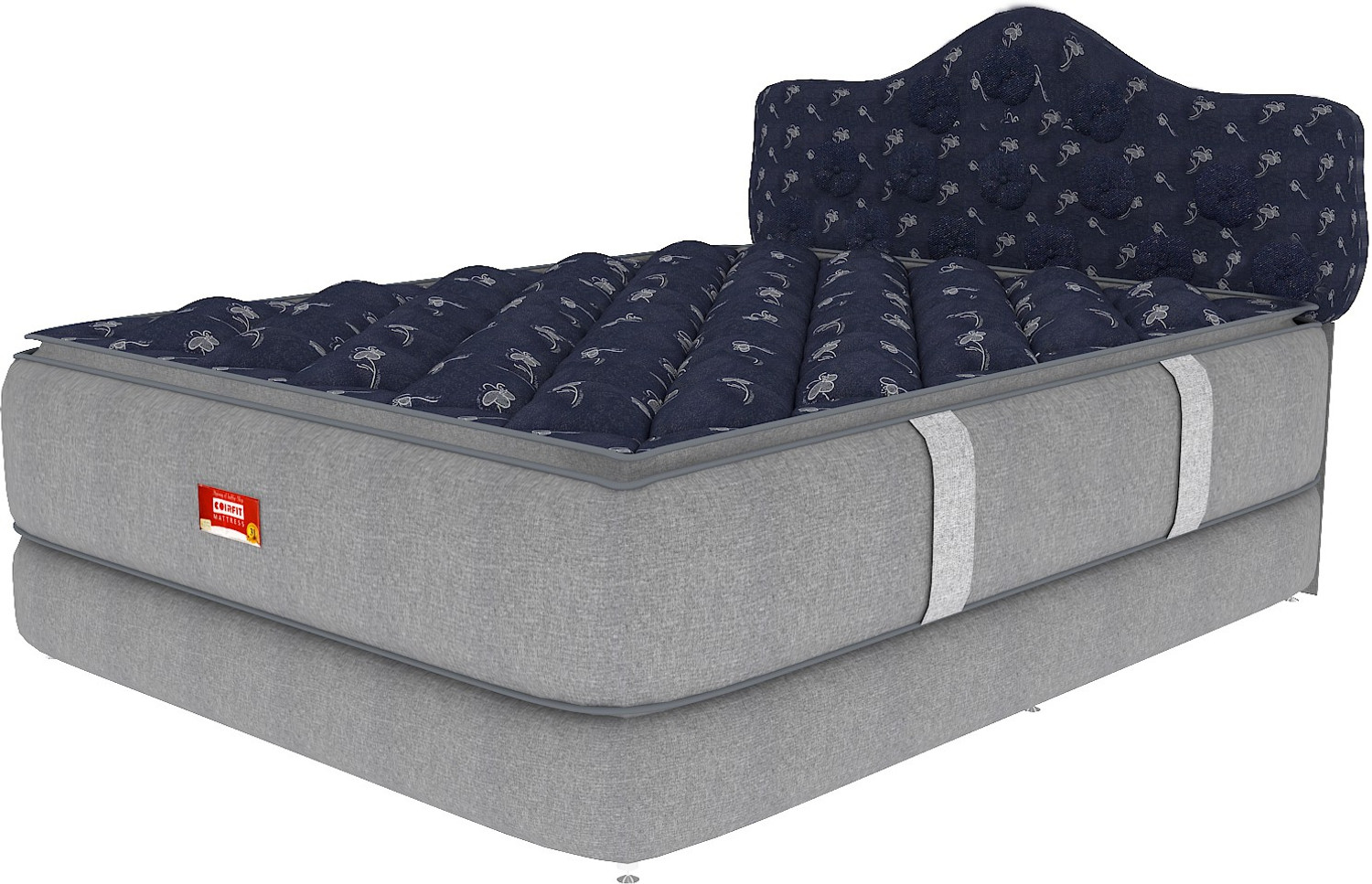Image of COIRFIT LUXURINO Pillow Top with ISPT Tech. 8 inch Single Bonnell Spring Mattress