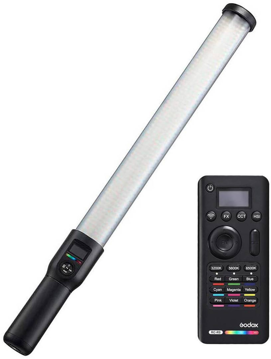 Image of GODOX LC500RR RGB Stick Lighting | 2500K-8500K Color Temperature | With Remote Control 5800 lx Camera LED Light