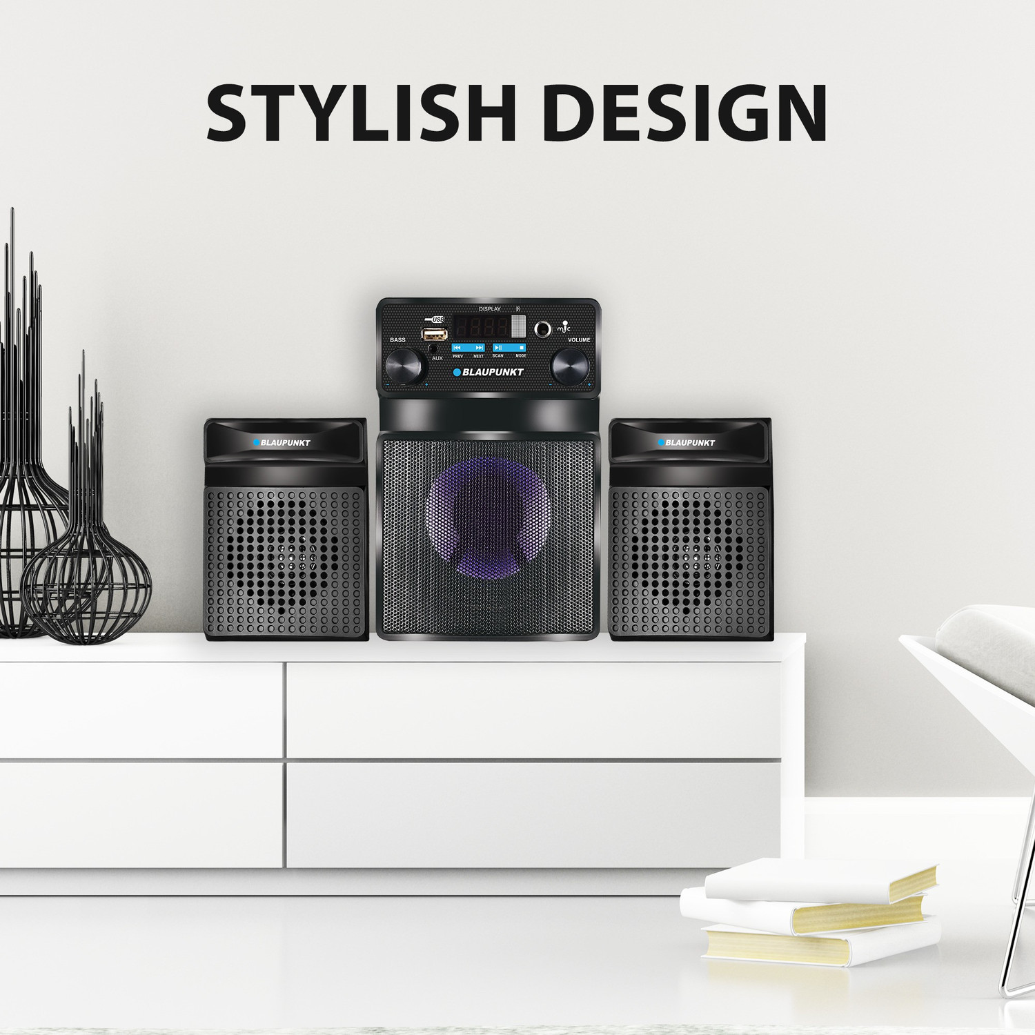 Image of Blaupunkt SP205 Multimedia Speaker 35 W Bluetooth Home Theatre