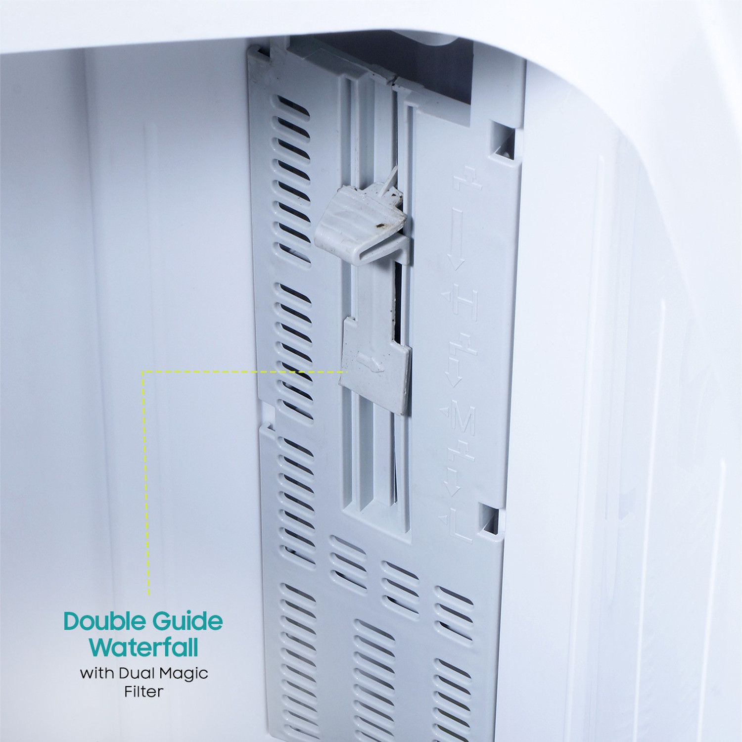 Image of Croma 9 kg Semi Automatic Top Load Washing Machine Blue, White