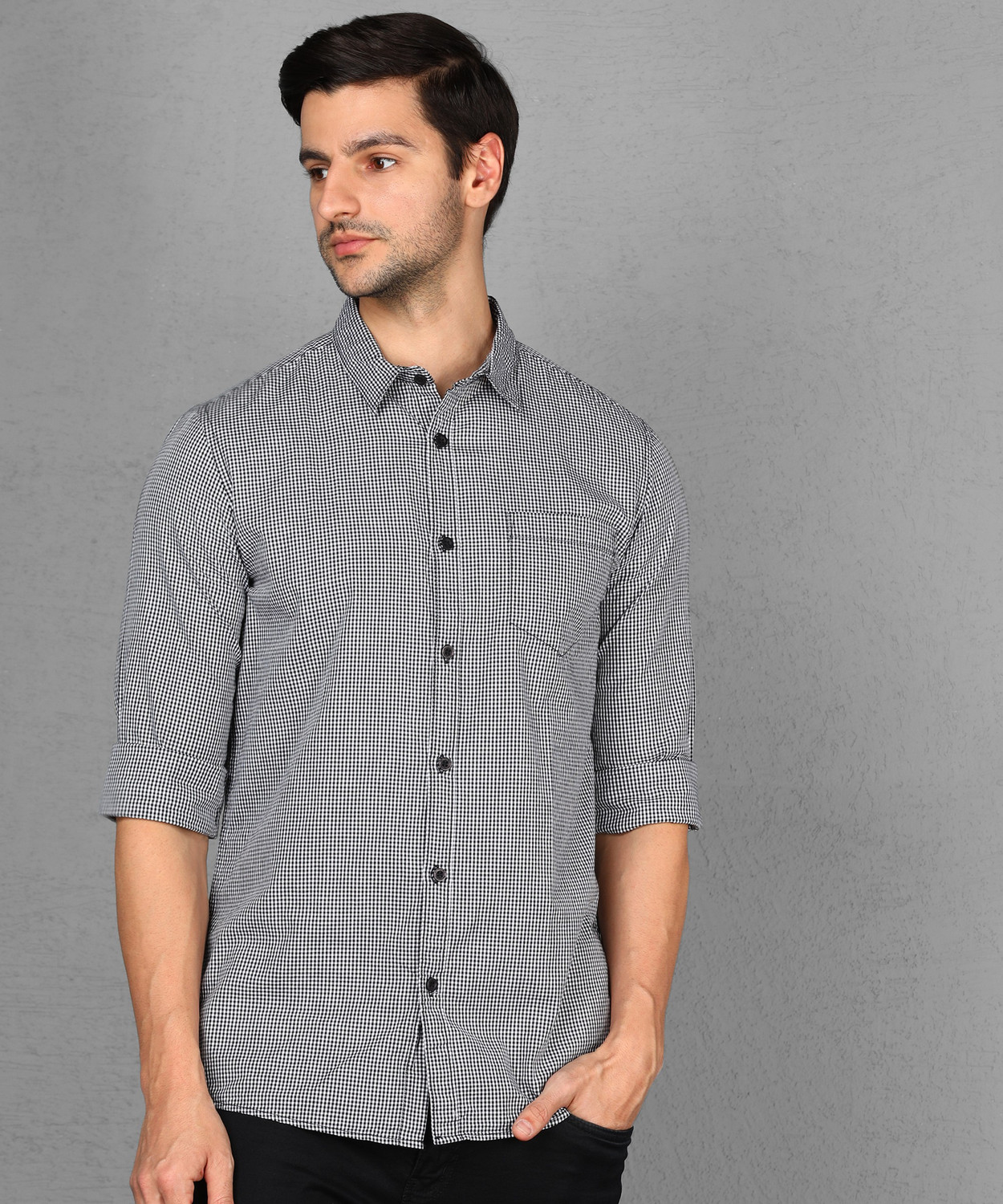 Image of METRONAUT by Flipkart Men Checkered Formal Multicolor Shirt