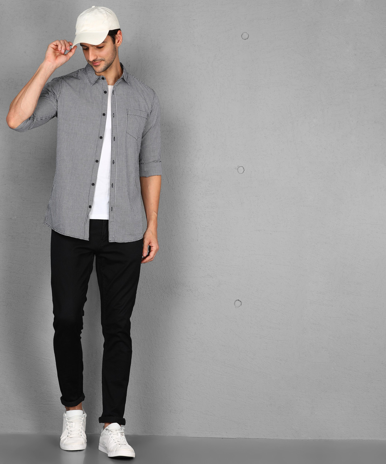 Image of METRONAUT by Flipkart Men Checkered Formal Multicolor Shirt