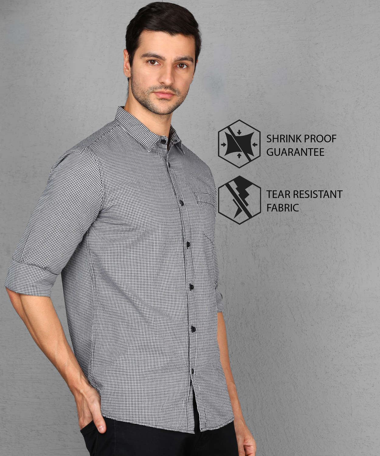 Image of METRONAUT by Flipkart Men Checkered Formal Multicolor Shirt
