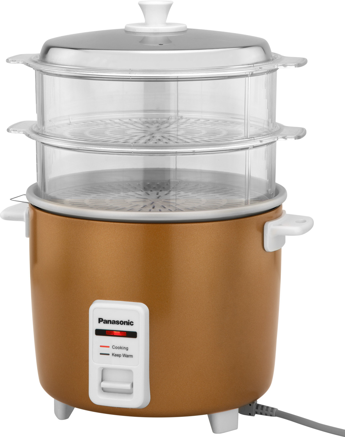 Image of Panasonic SR-WA22H(SS) Electric Rice Cooker with Steaming Feature