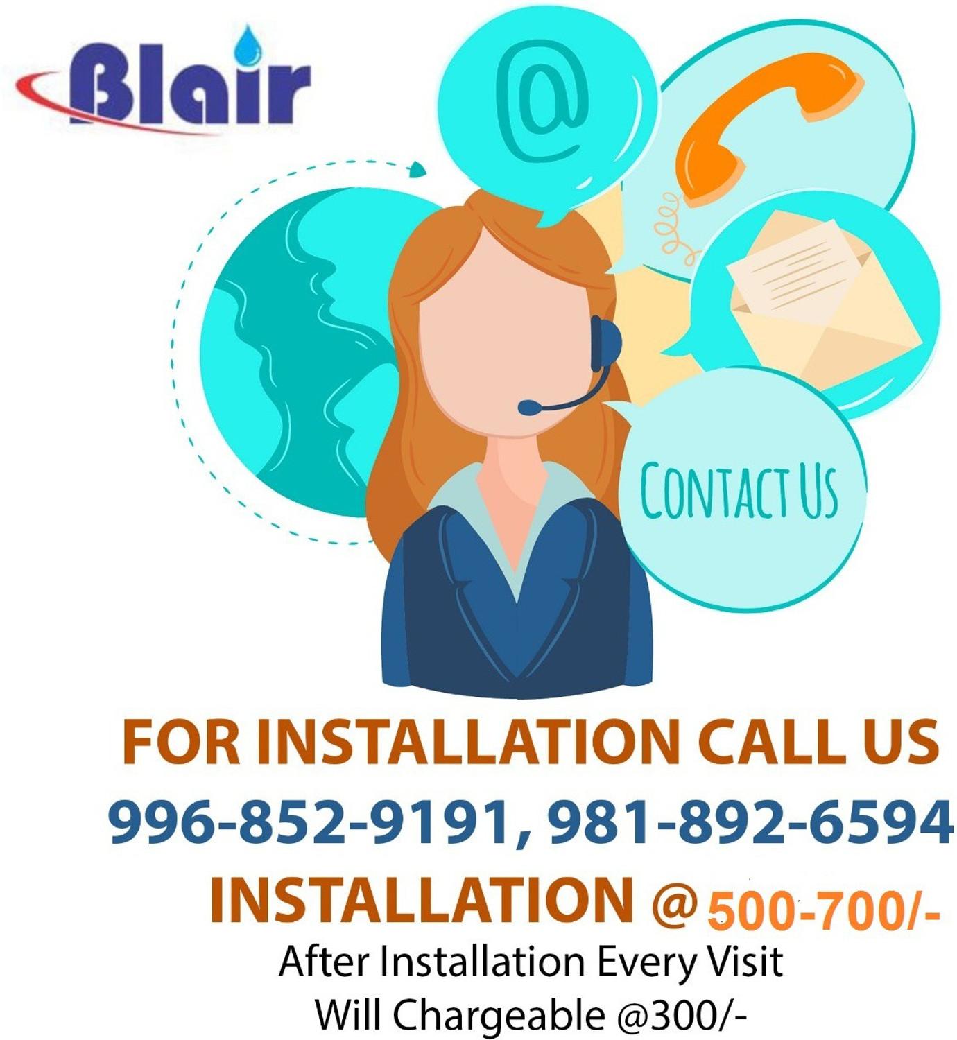 Image of Blair MISTY (WHITE) ADVANCE RO+UV+UF+TDS 15 L RO + UV + UF + TDS Water Purifier (White)