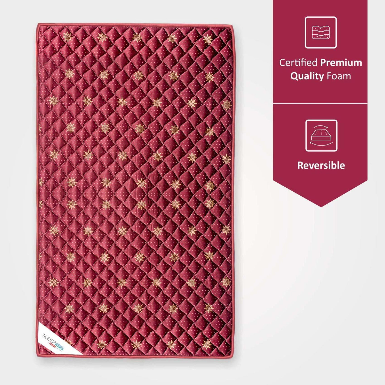 Image of SLEEPSPA INNOMAT Roll Packed 1 inch Single PU Foam Mattress