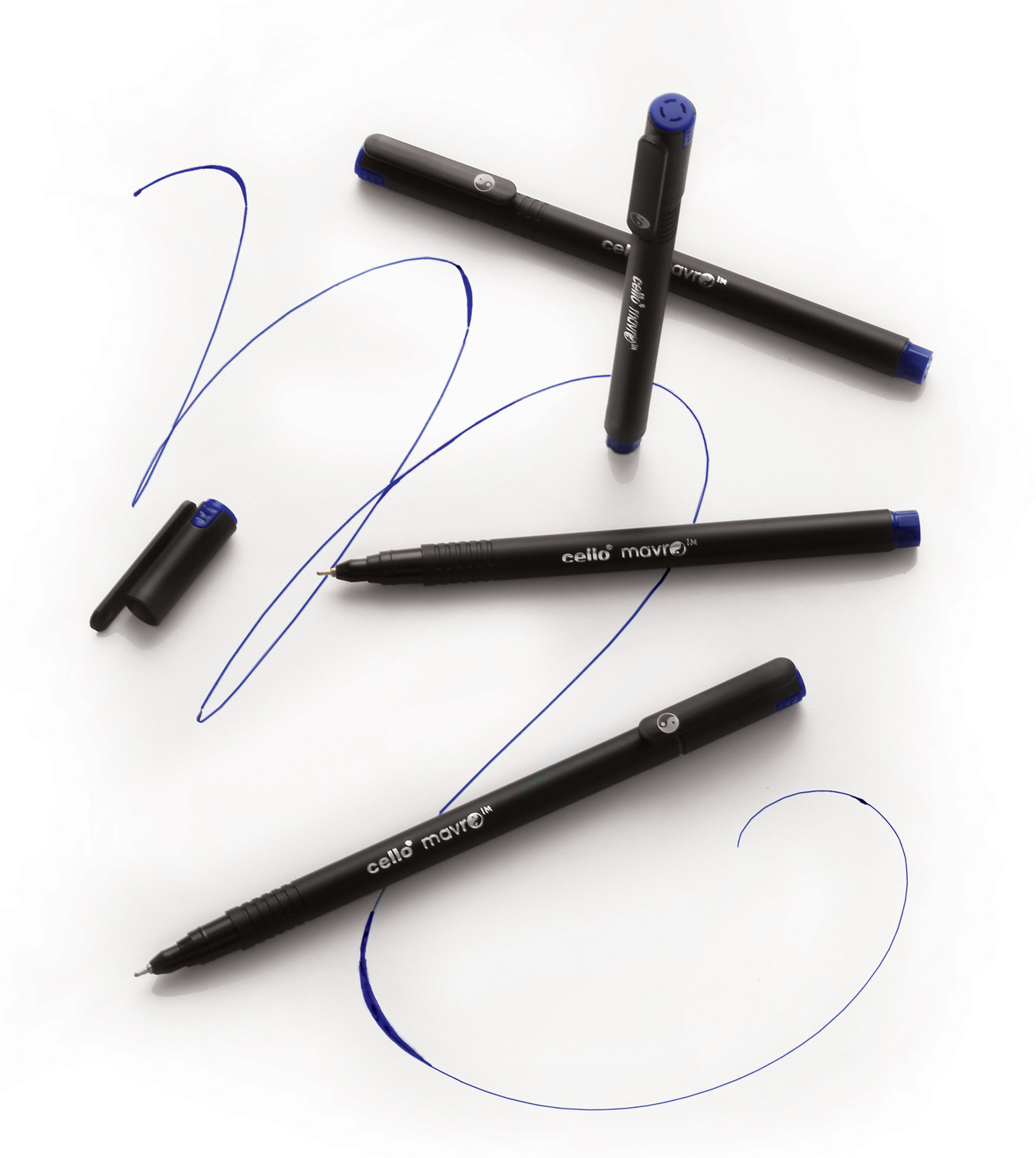 Image of Cello Aspro Mavro Ball Pen