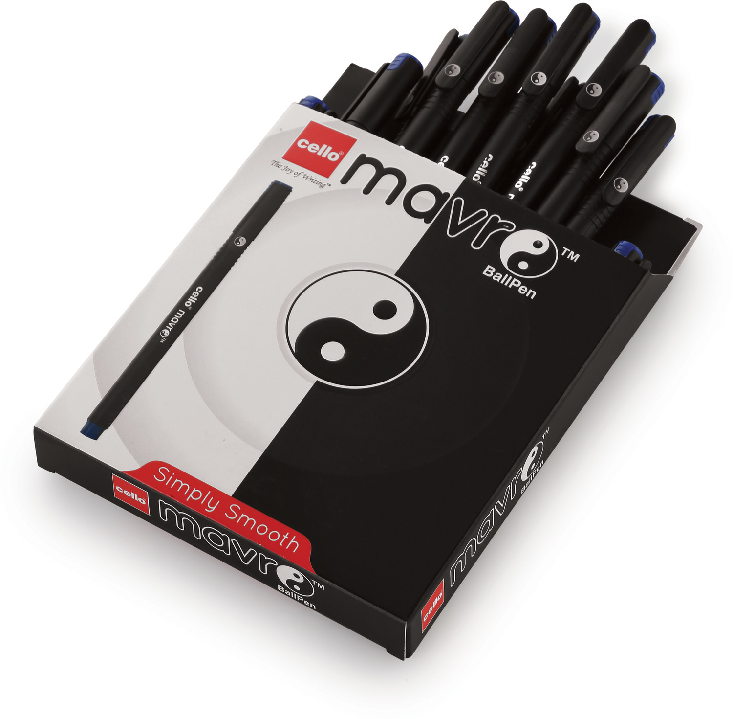 Image of Cello Aspro Mavro Ball Pen