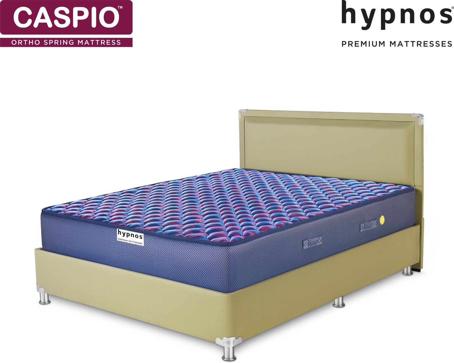 Image of Hypnos Caspio Orthopedic High Resillence PU Foam, Medium Soft, Even Weight Distribution 10 inch Single Bonnell Spring Mattress