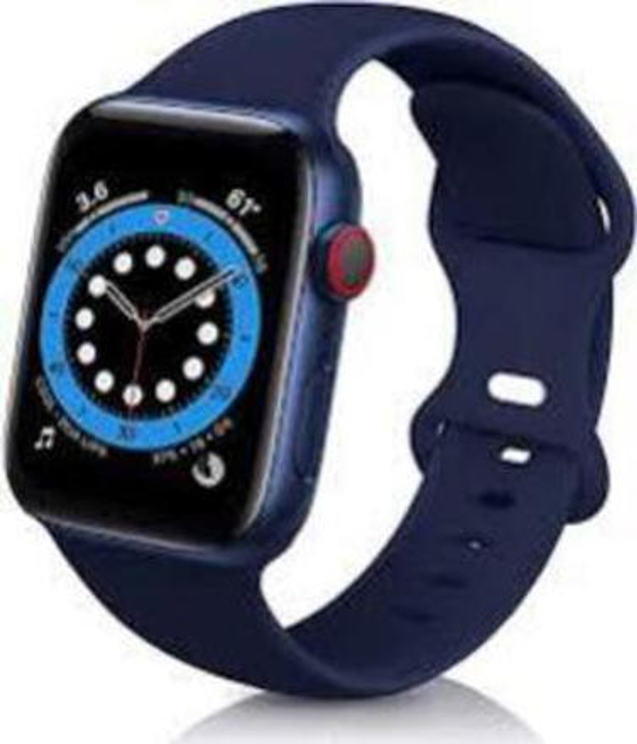 Image of CYXUS 4G Camera and Sim Card Support Watch Smartwatch (Blue Strap, free)