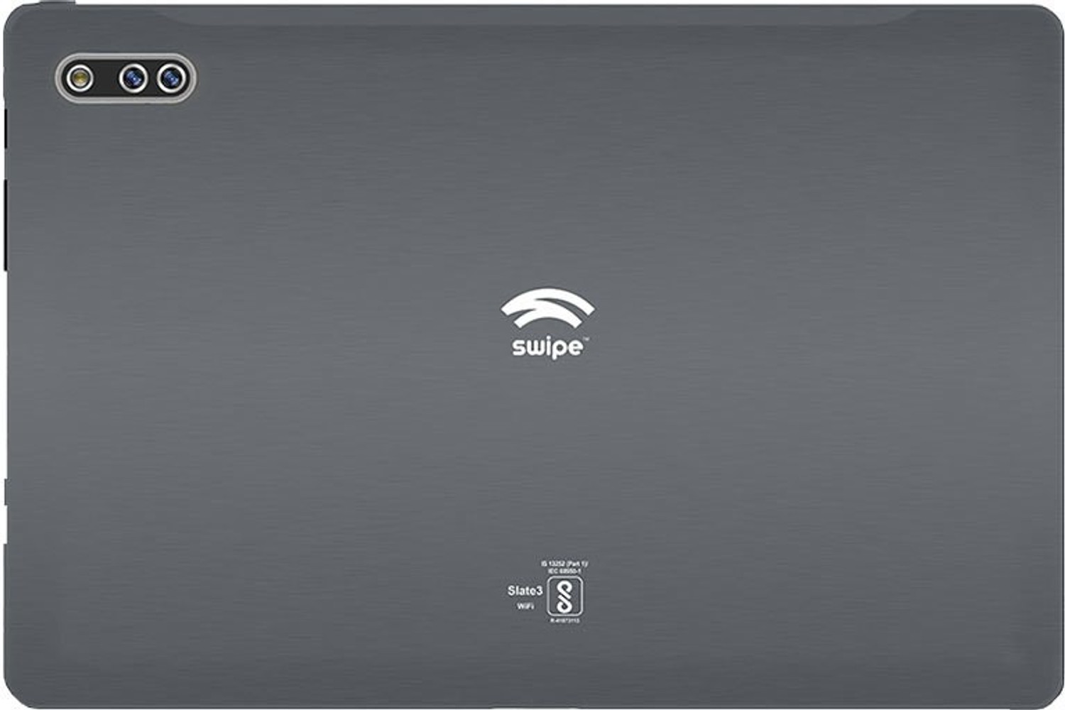 Image of Swipe Slate 3 HD IPS Display 3 GB RAM 32 GB ROM 10.1 inch with 4G 2.0 GHz Ultra Fast Octa Core Processor, T618 Tablet (Space Grey)