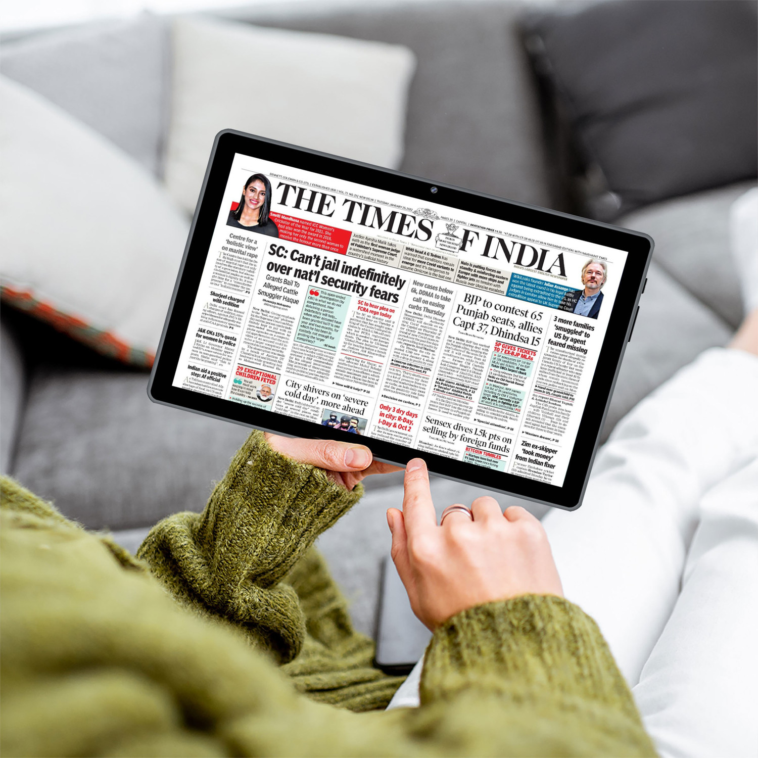 Image of Swipe Slate 3 HD IPS Display 3 GB RAM 32 GB ROM 10.1 inch with 4G 2.0 GHz Ultra Fast Octa Core Processor, T618 Tablet (Space Grey)