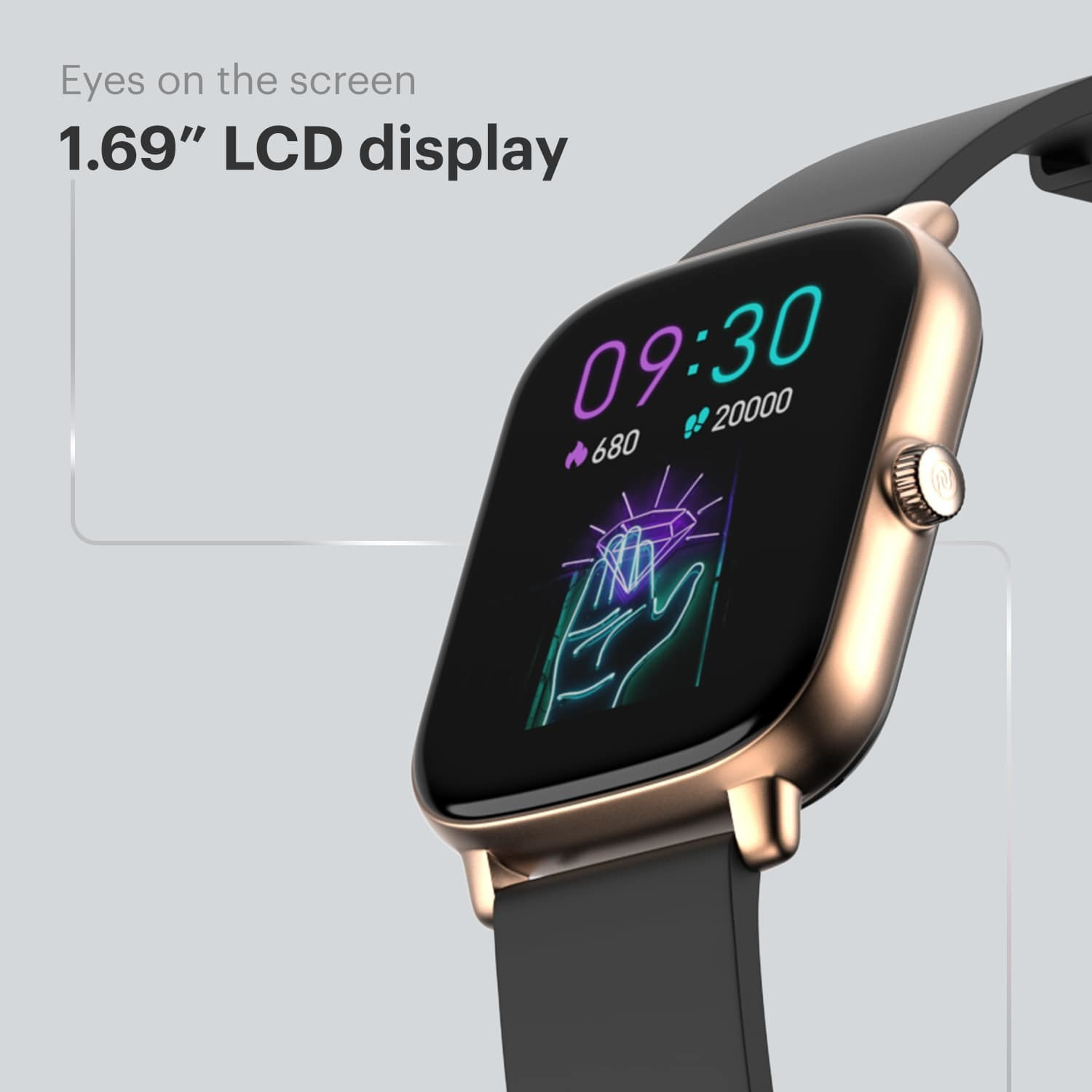 Image of Noise Icon Buzz 1.69 inch Display with Bluetooth Calling, Built-In Games, Voice Assistant Smartwatch