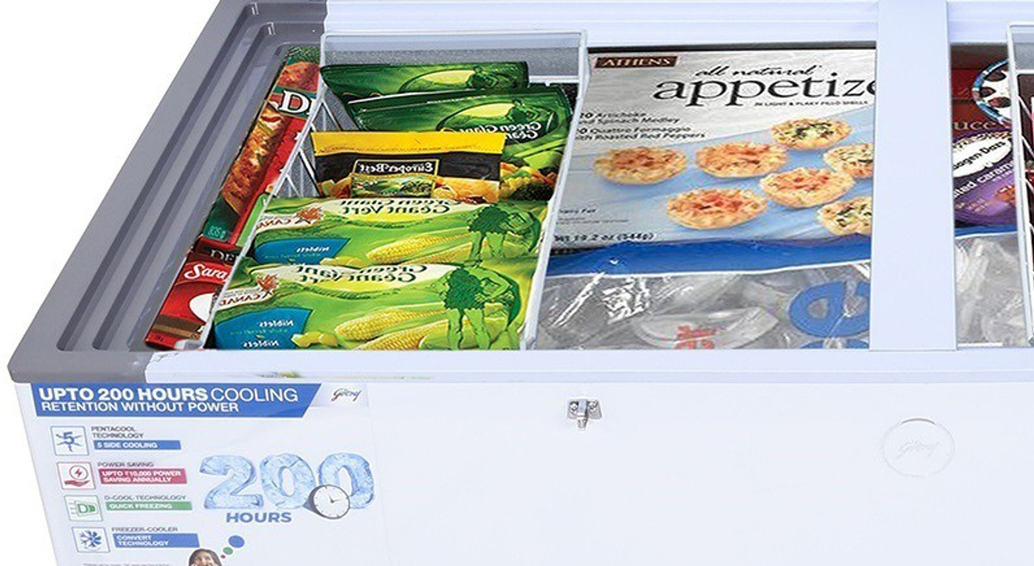 Image of Godrej 500 L Double Door Standard Deep Freezer