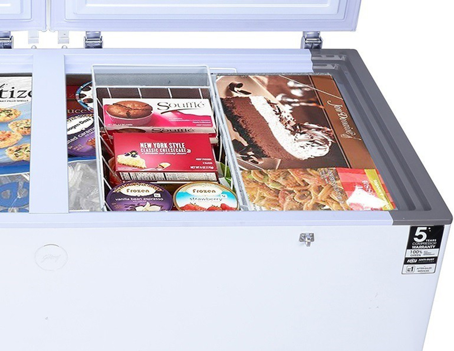 Image of Godrej 500 L Double Door Standard Deep Freezer