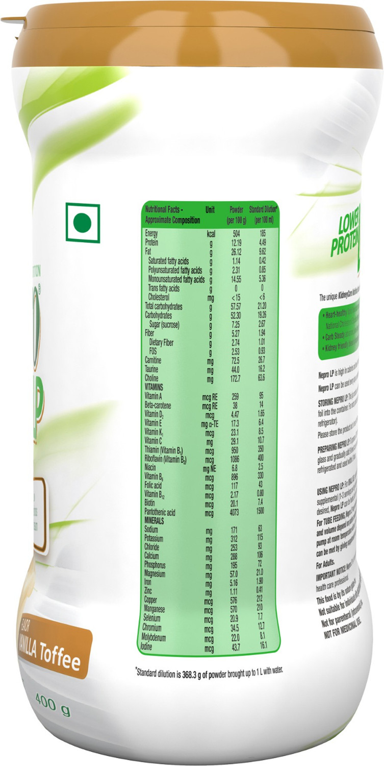 Nepro LP Complete Renal for Dialysis Patients Nutrition Drink (400 g