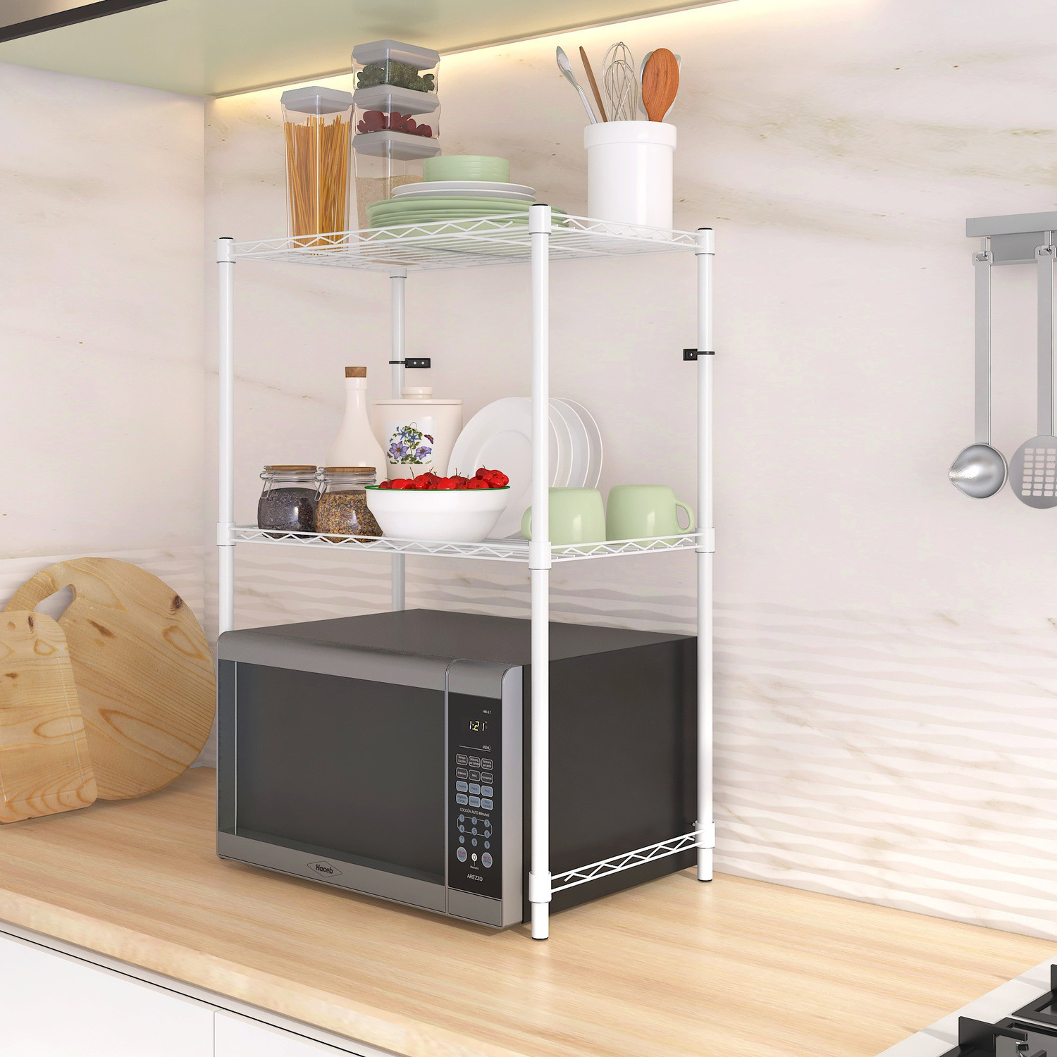 Image of Flipkart Perfect Homes Studio Metal Kitchen Cabinet