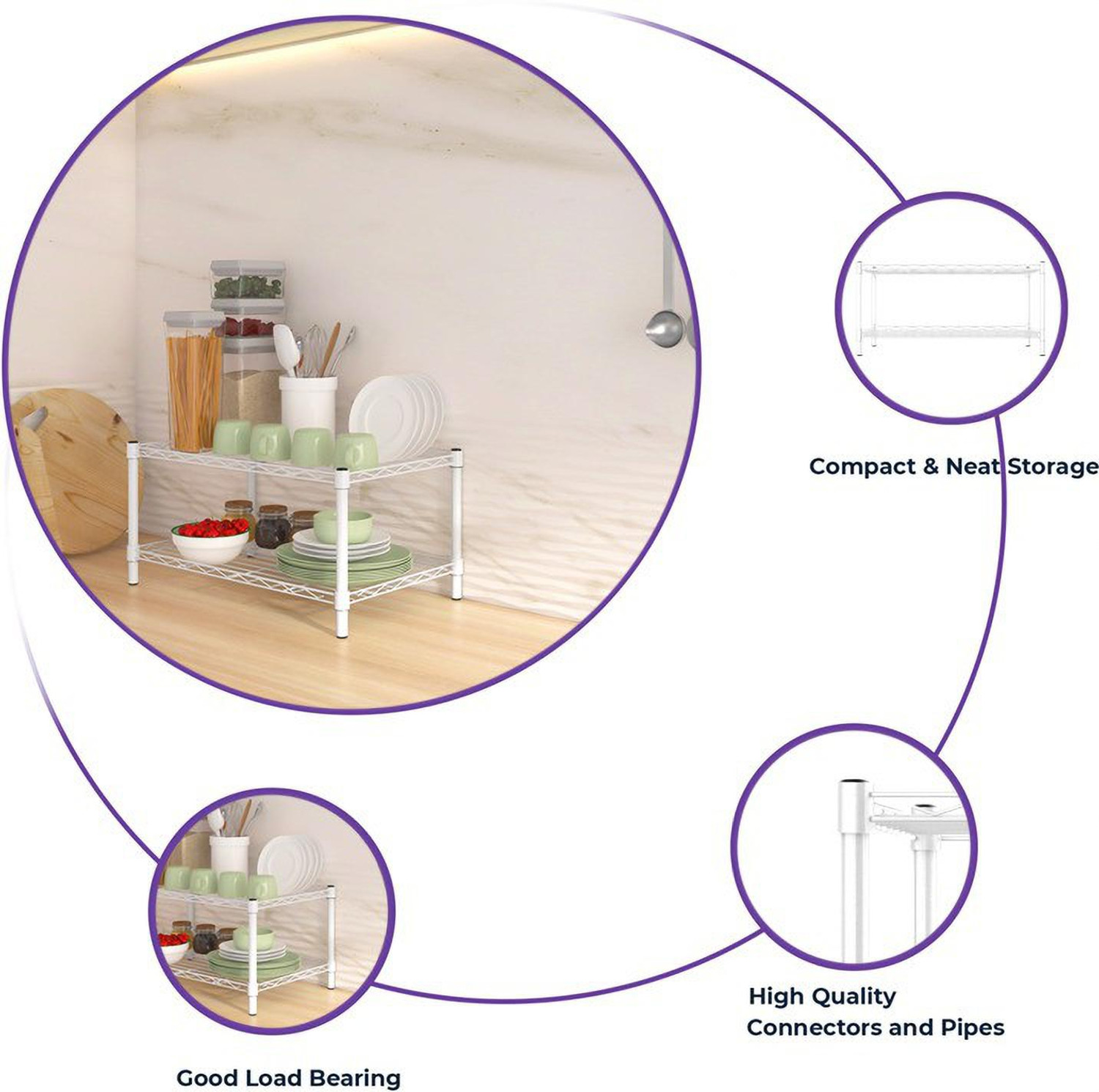 Image of Flipkart Perfect Homes Studio Metal Kitchen Cabinet