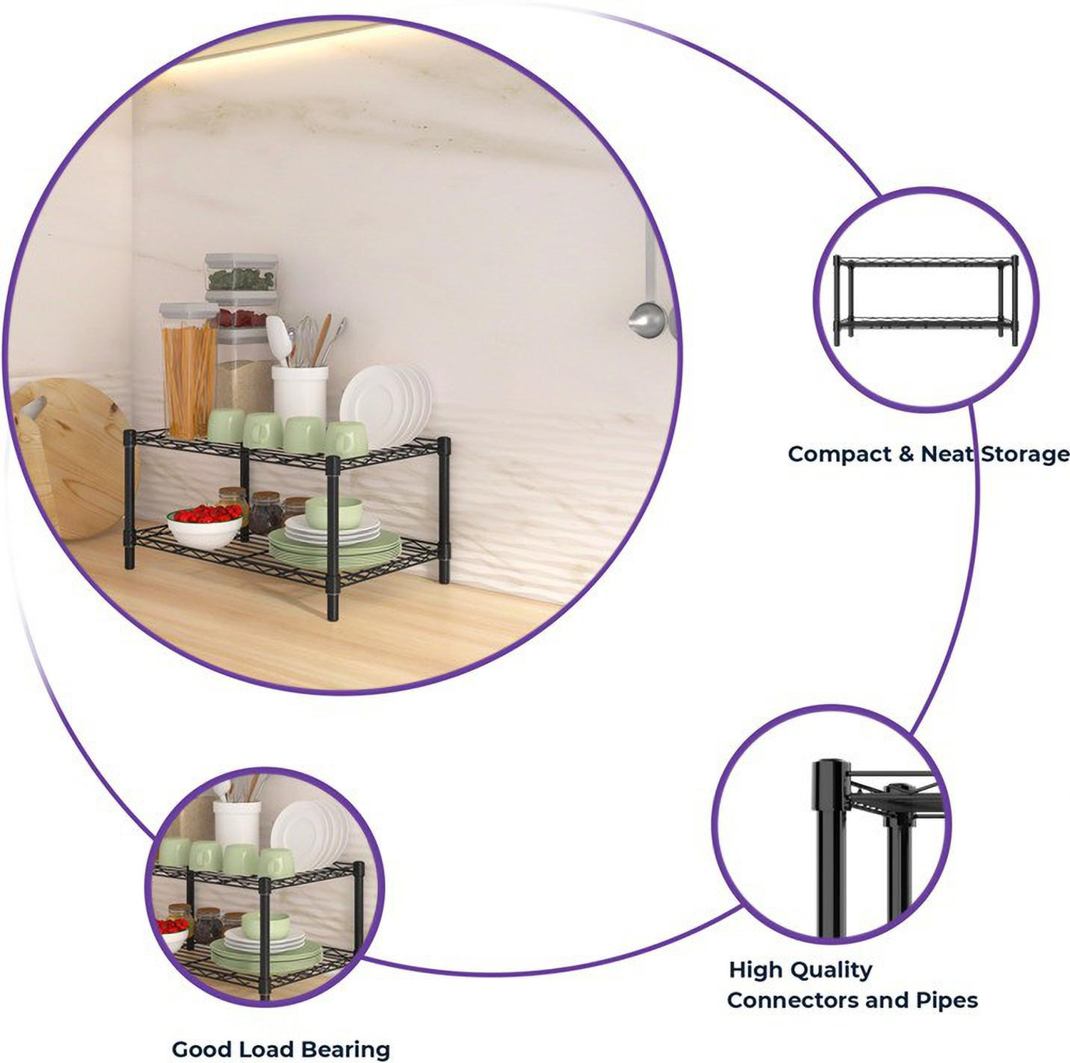 Image of Flipkart Perfect Homes Studio Metal Kitchen Cabinet