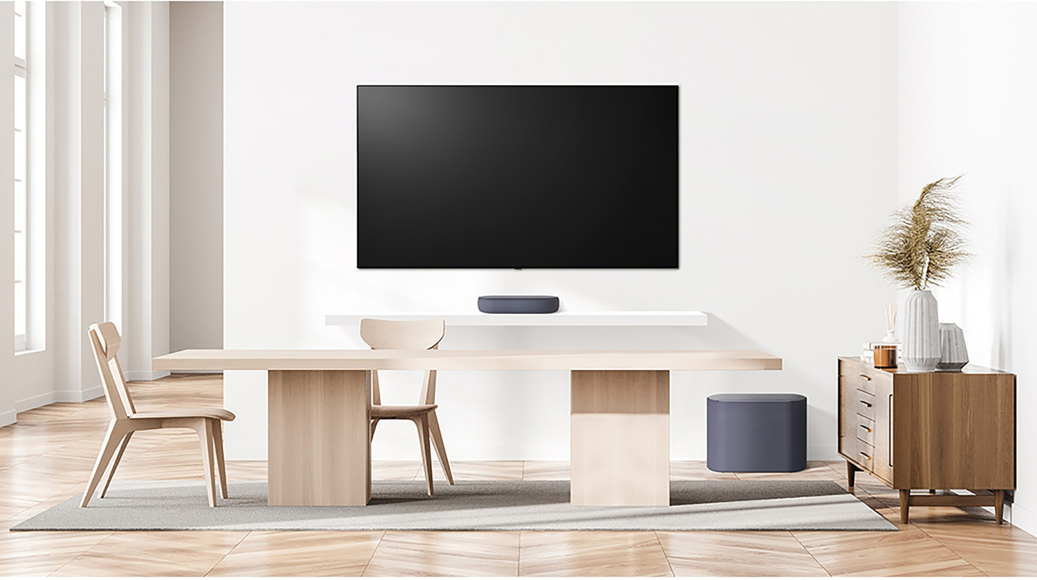 Image of LG Eclair (QP5), , DTS: X, eARC, HDMI, BT, USB, Optical 320 W Bluetooth Soundbar