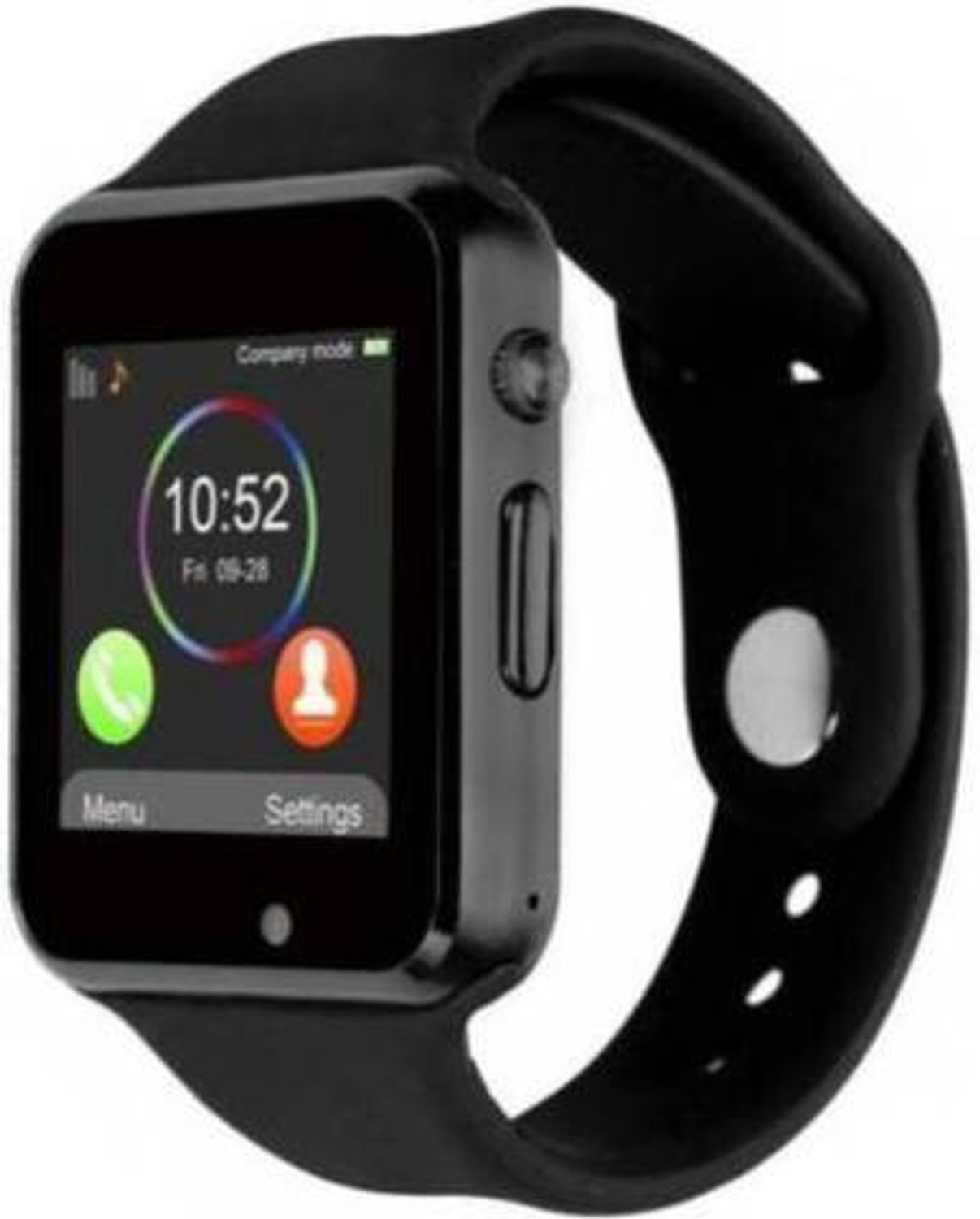 Image of CYXUS 4G Camera and Sim Card Support watch Smartwatch (Black Strap, free)