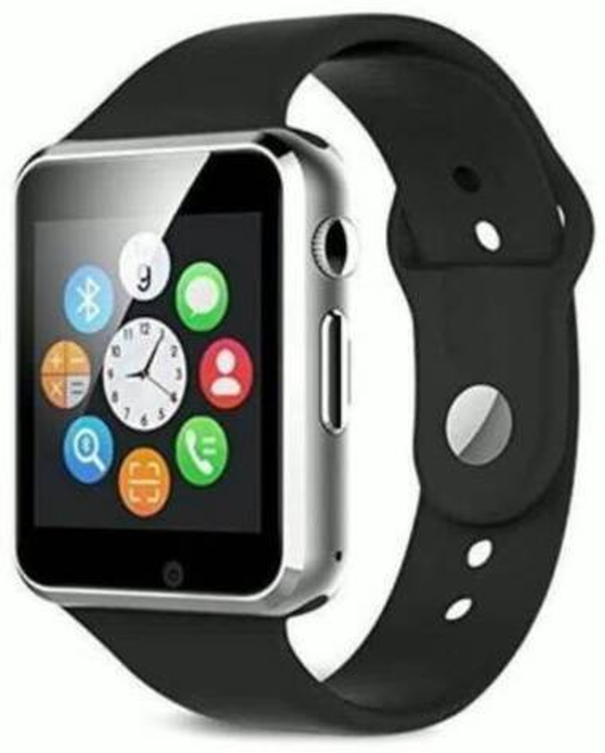 Image of Lastpoint 4G Camera and Sim Card Support watch Smartwatch (Black Strap, free)