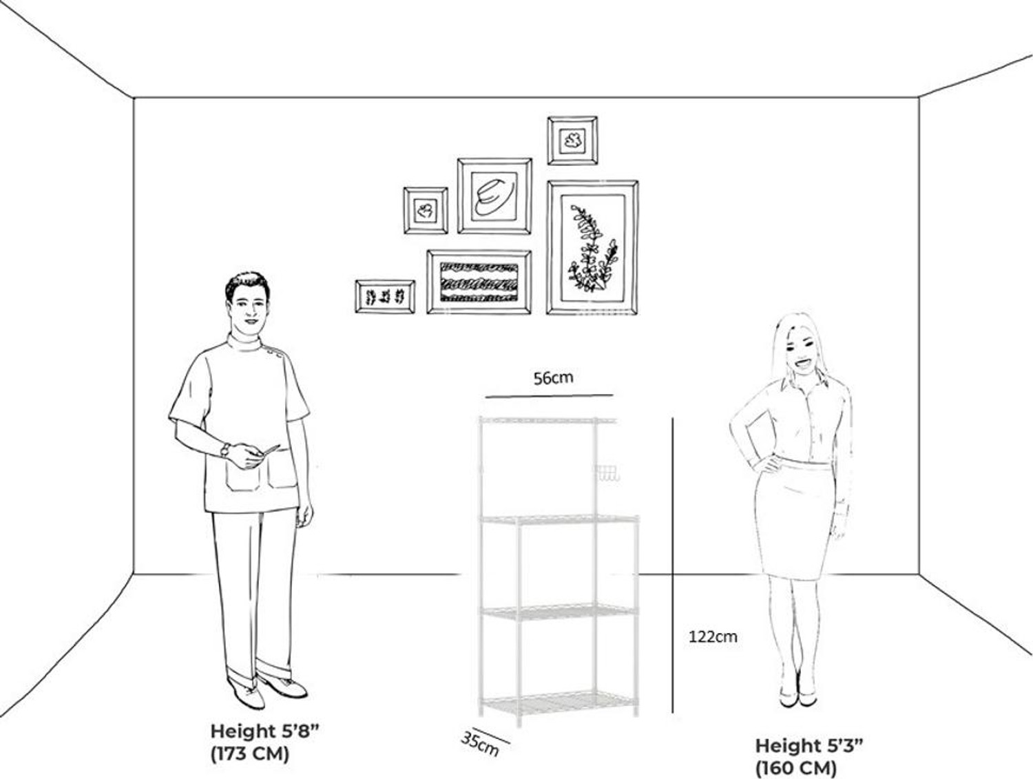 Image of Flipkart Perfect Homes Studio Metal Kitchen Cabinet