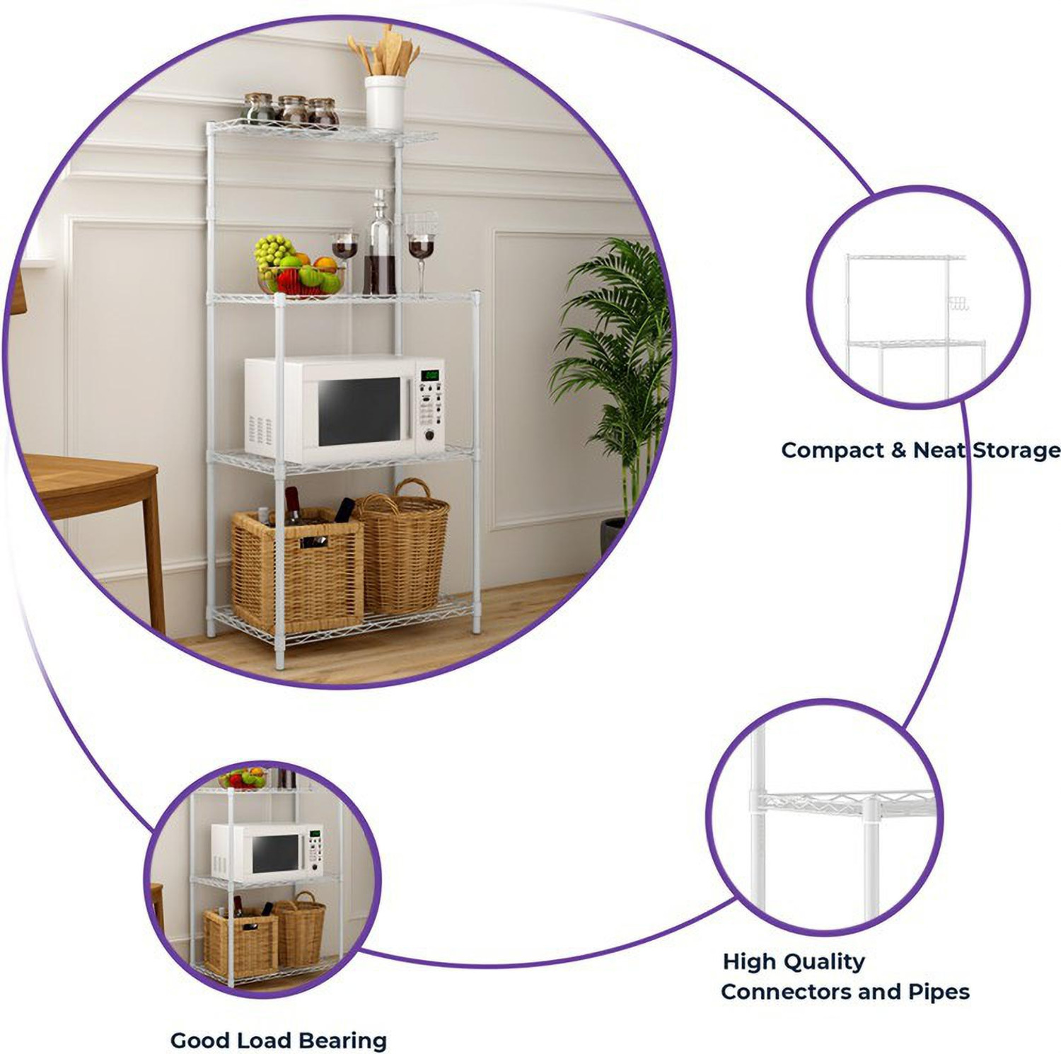 Image of Flipkart Perfect Homes Studio Metal Kitchen Cabinet