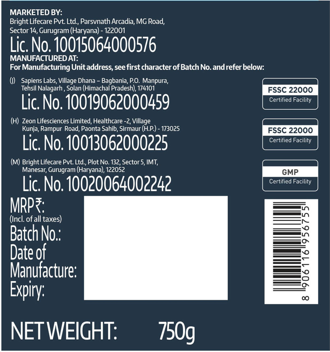 Image of MUSCLEBLAZE Beginner's Whey Protein, No Added Sugar Whey Protein