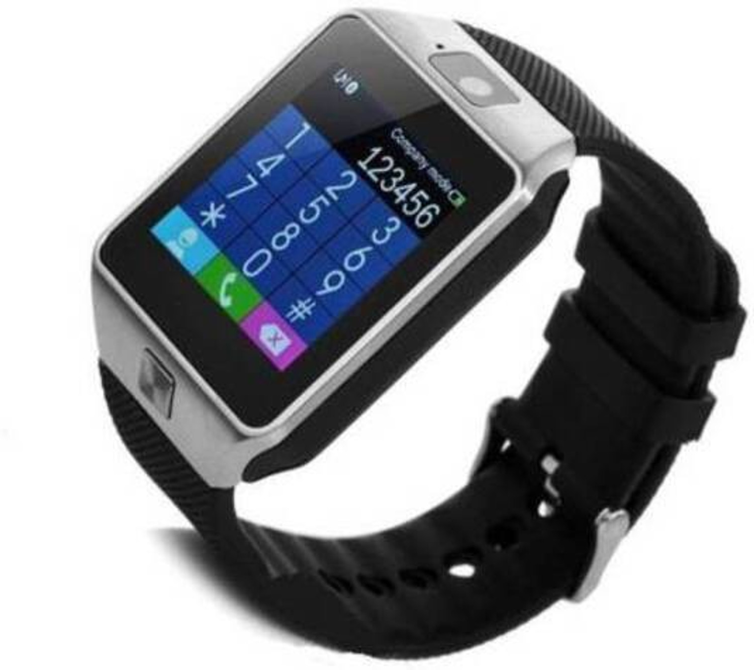 Image of Lastpoint 4G Camera and Sim Card Support watch Smartwatch (Black Strap, free)