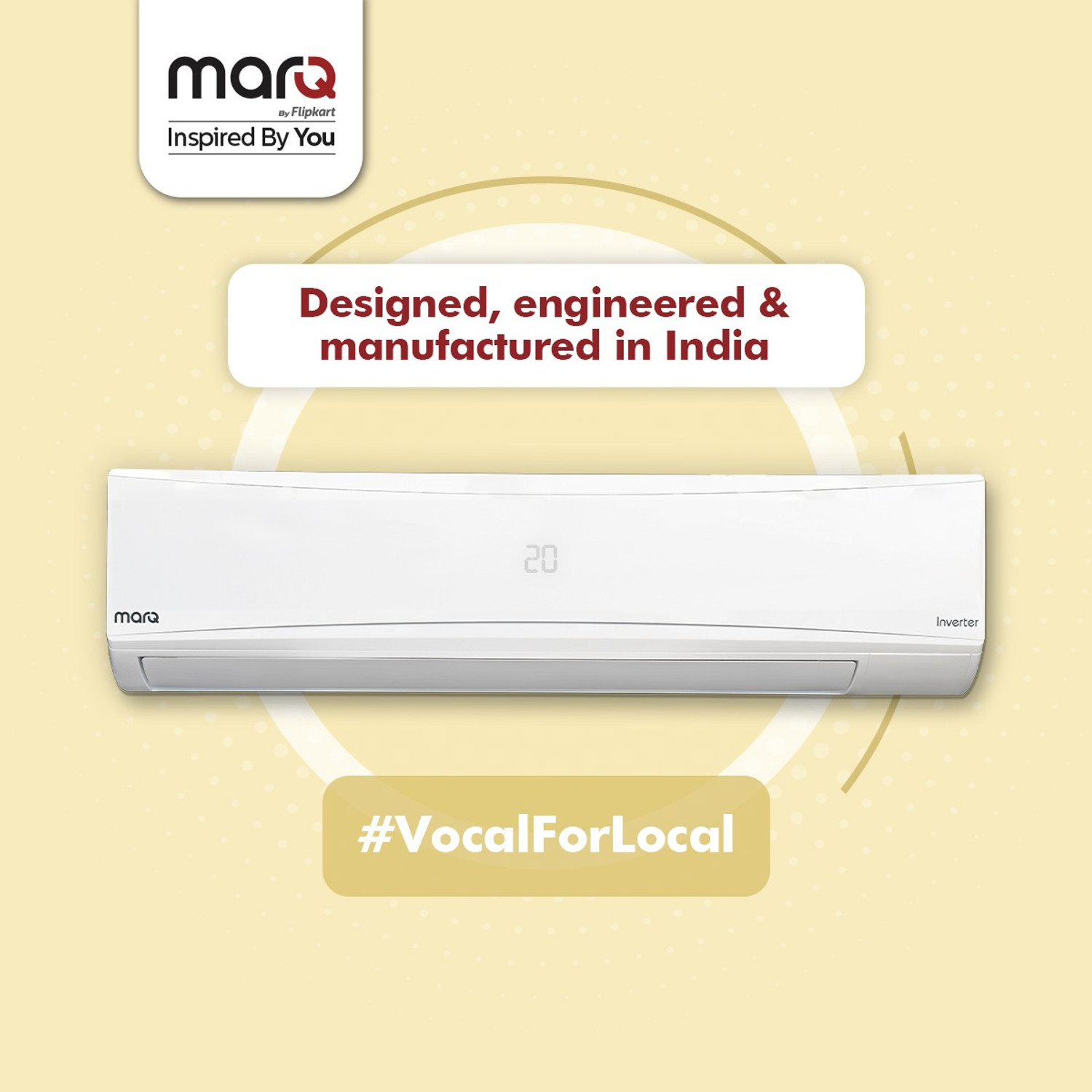 Image of MarQ by Flipkart 2022 Model 1.2 Ton 3 Star Split Inverter AC