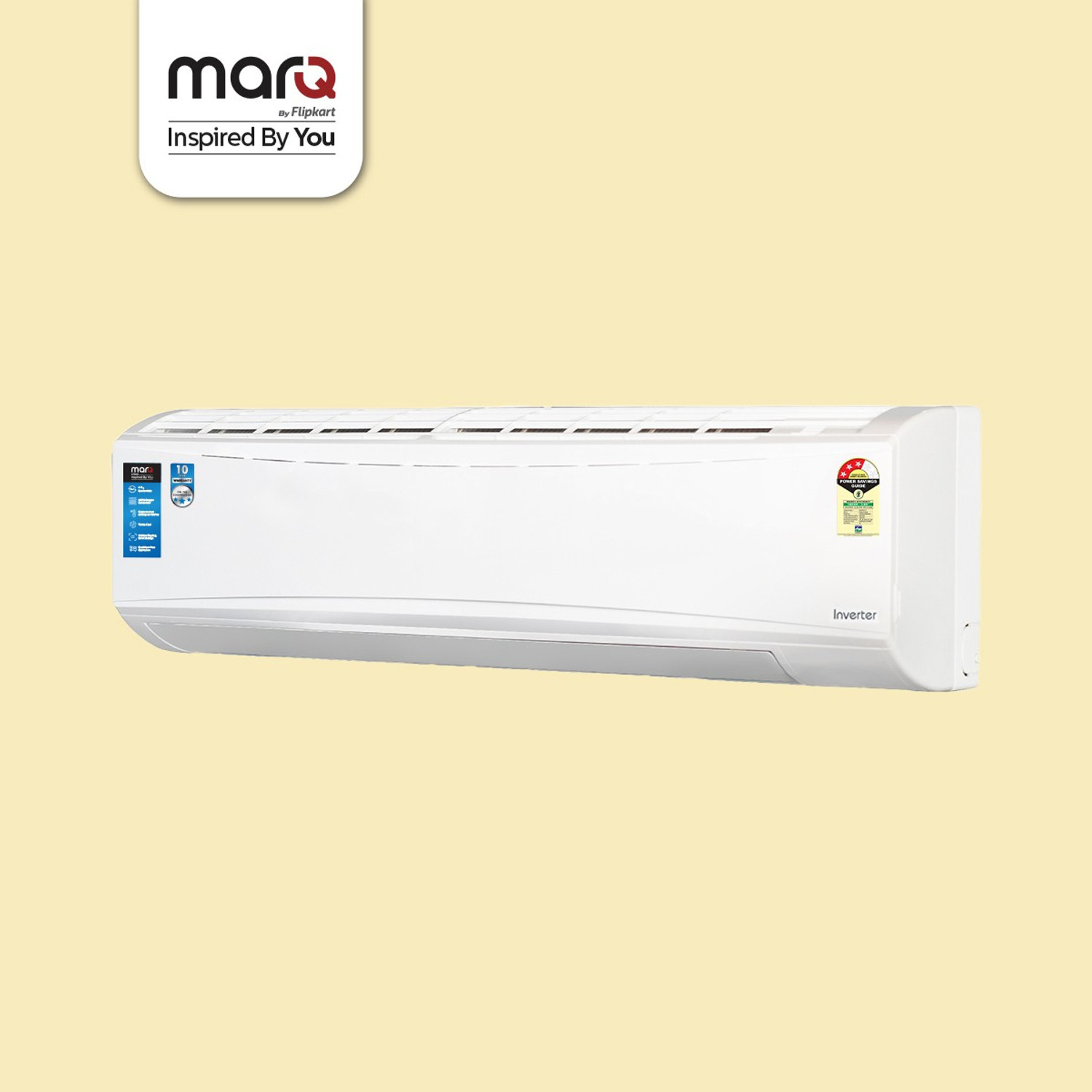 Image of MarQ by Flipkart 2022 Model 1.2 Ton 3 Star Split Inverter AC