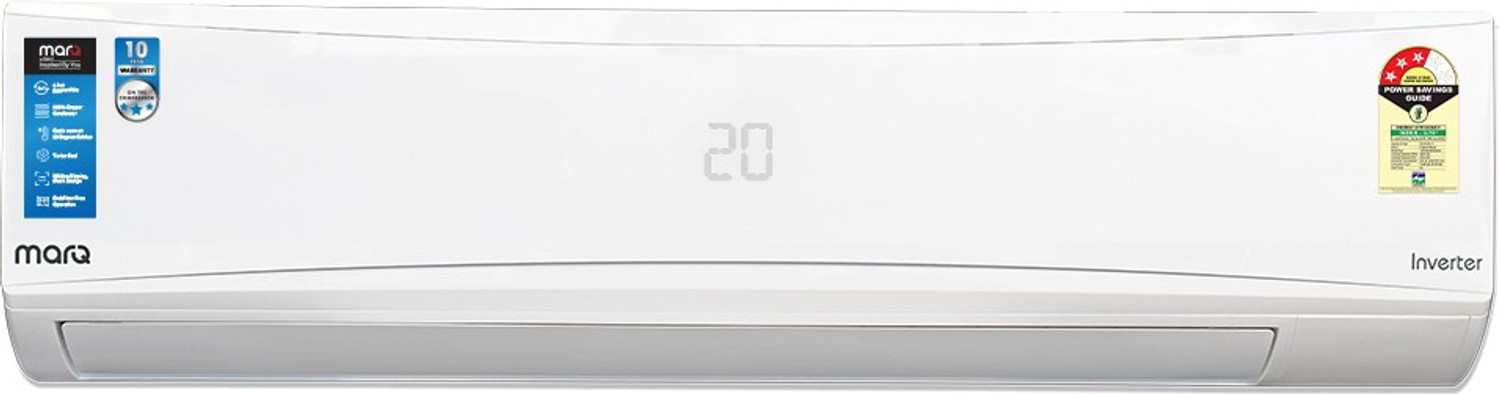 Image of MarQ by Flipkart 2022 Model 1.2 Ton 3 Star Split Inverter AC