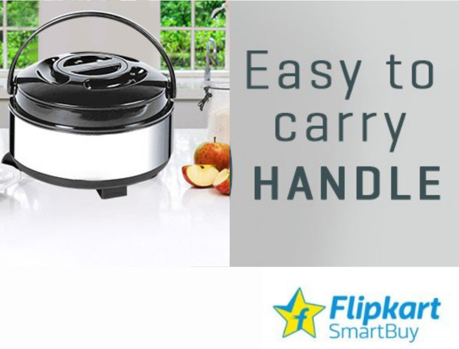 Image of Flipkart SmartBuy Premium Quality Roti Box |Hot Pot| Roti Box | Hot Pot Tiffin (4500 ML) Thermoware Casserole