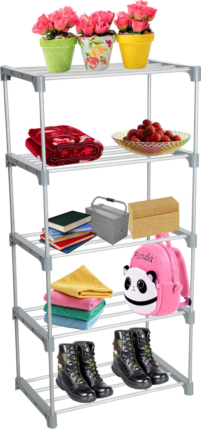 Image of Flipkart Perfect Homes Studio Metal Open Book Shelf
