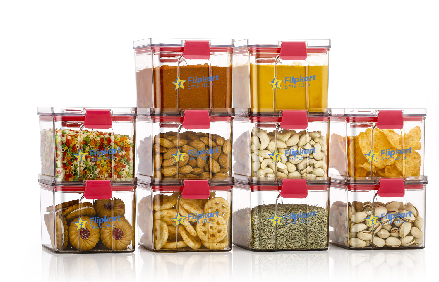 Image of Flipkart SmartBuy Plastic Grocery Container - 700 ml