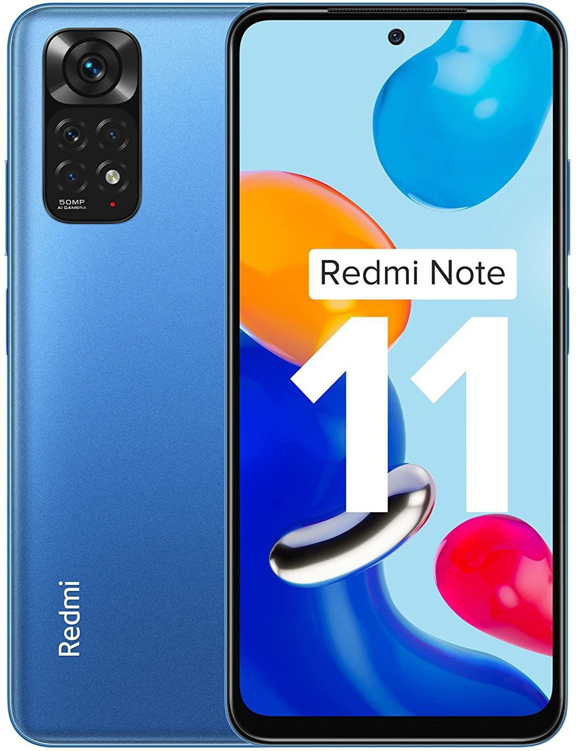 Image of Redmi Note 11 (Horizon Blue, 128 GB) (6 GB RAM)